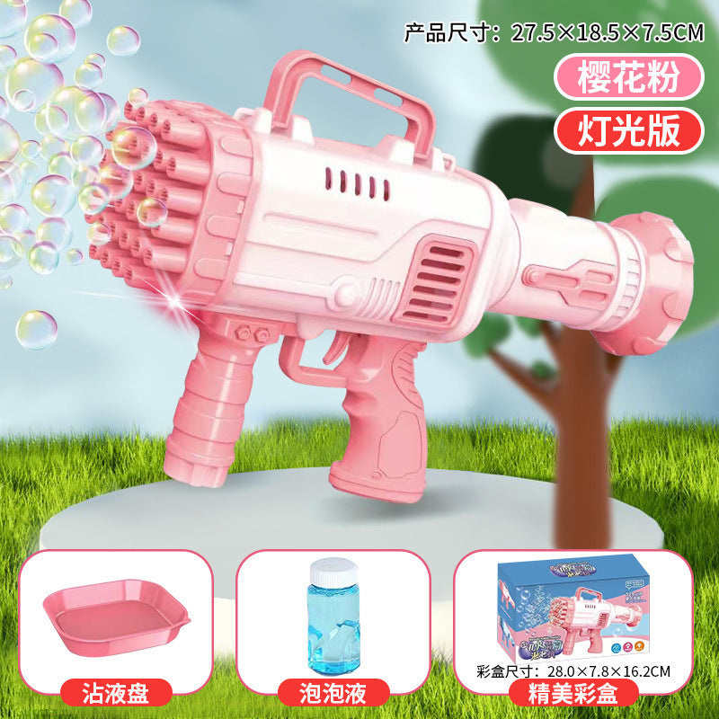 32-Hole Electric Bubble Gun for Play and Events
