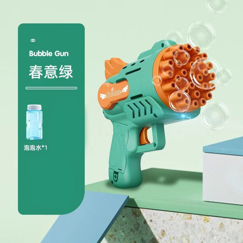 32-Hole Electric Bubble Gun for Play and Events