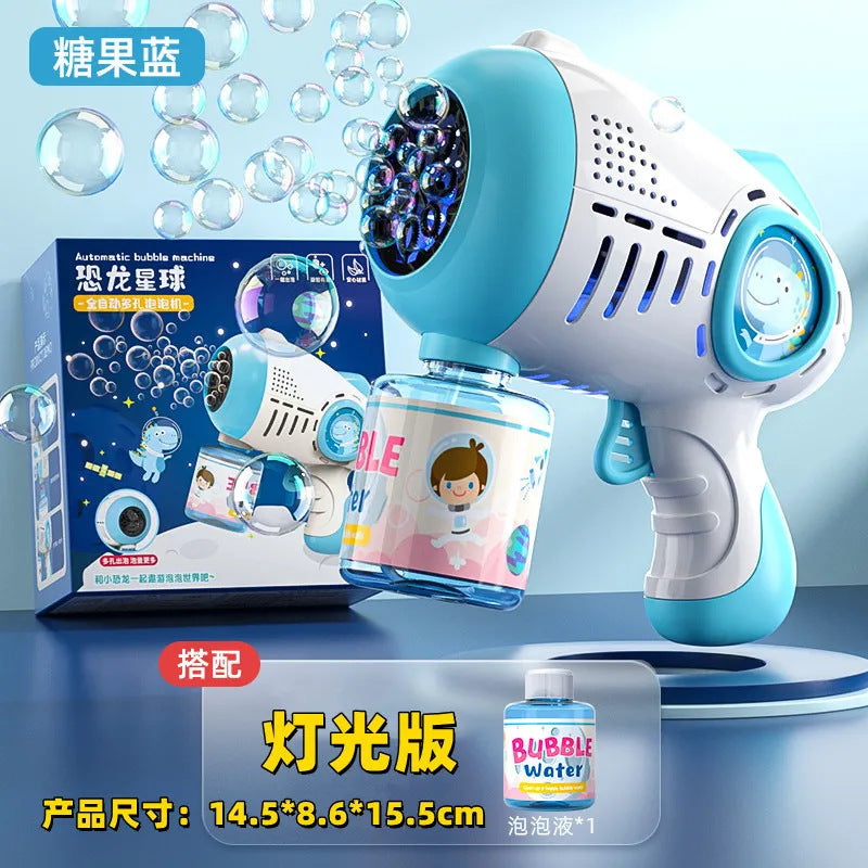 32-Hole Electric Bubble Gun for Play and Events