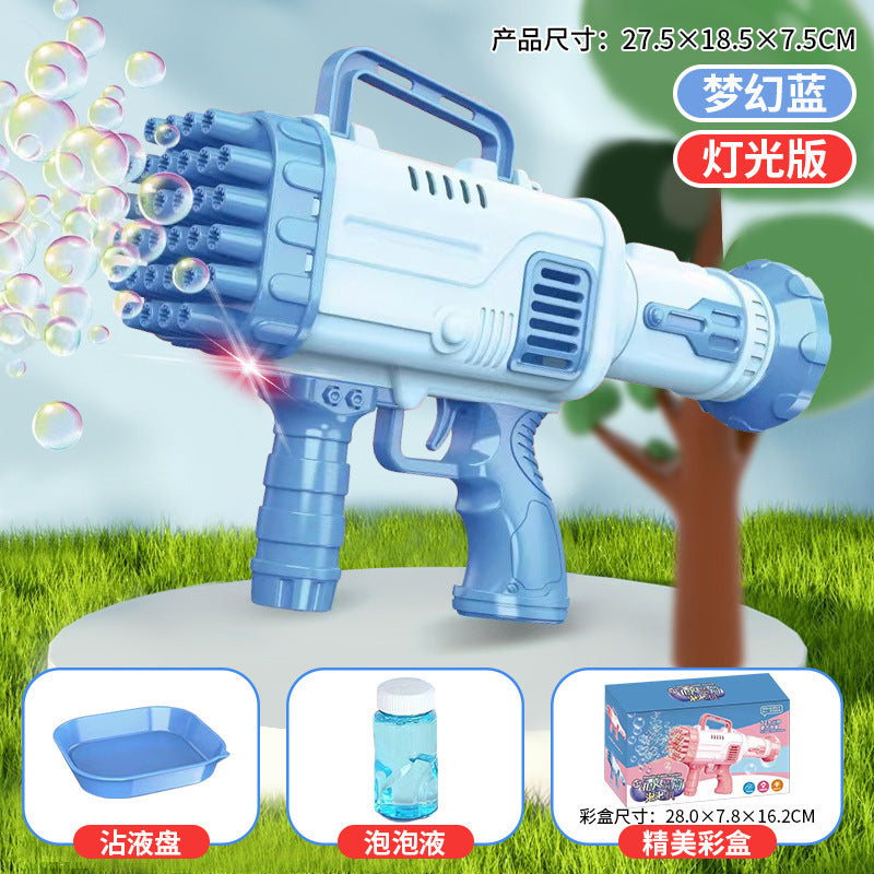32-Hole Electric Bubble Gun for Play and Events